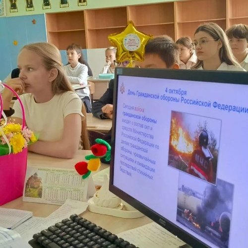 Безопасность начинается с каждого: в СОШ №1 прошли учения ко Дню гражданской обороны