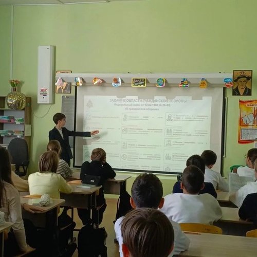 Безопасность начинается с каждого: в СОШ №1 прошли учения ко Дню гражданской обороны