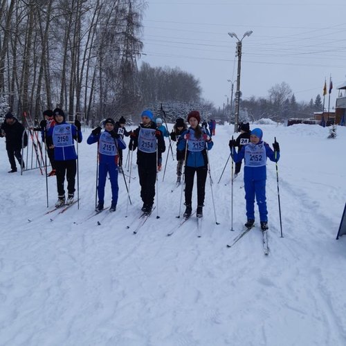 Ученики СОШ1 приняли участие в военизированной лыжной гонке