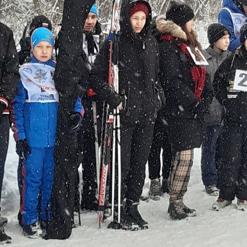 Ученики СОШ1 приняли участие в военизированной лыжной гонке