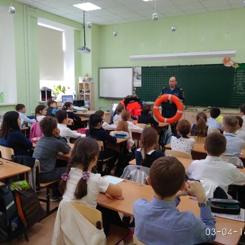 Урок безопасности на водоемах