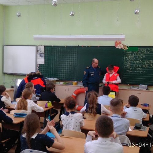 Урок безопасности на водоемах