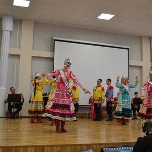 Чувашский государственный академический ансамбль песни и танца в гостях у СОШ 1