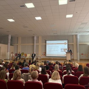 Коллектив СОШ 1 встретился с министром образования Чувашии