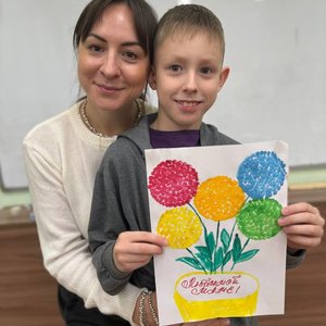 Мастер-класс "Открытка маме"  от мамы 4Ж класса