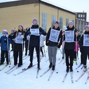 МАОУ «СОШ №1» г. Чебоксары стартовала Всероссийская лыжная гонка «Лыжня России – 2022»